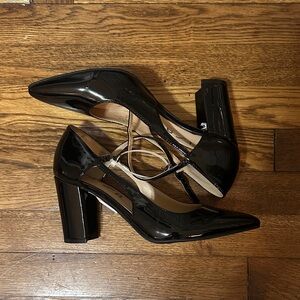 Unisa Black Patent Leather Heels
